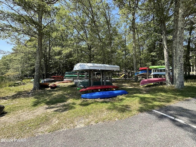 exterior space featuring a playground