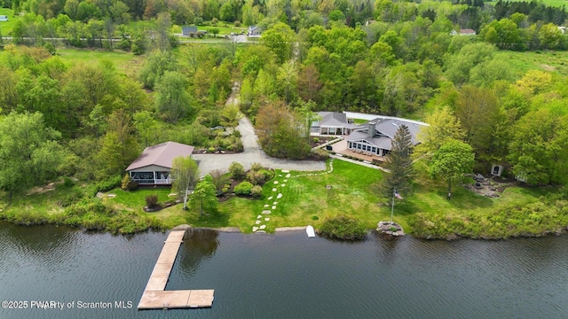 19600 State Route 92, Susquehanna, PA 18847 - aerial overview of property's location with a nearby body of water and a heavily wooded area
