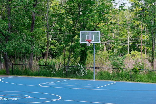 159 Windemere Ln, Lake Ariel, PA 18436 - view of sport court with basketball hoop