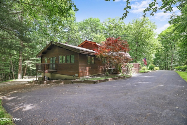 10 Cove Point Cir, Lakeville, PA 18438 - view of rustic home