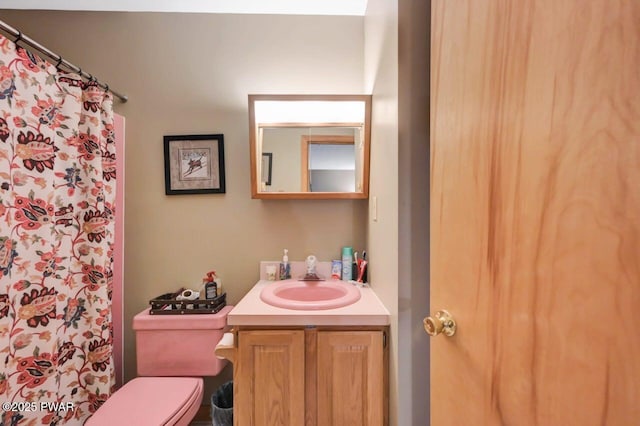 108 Minnow Ct, Lackawaxen, PA 18435 - bathroom featuring vanity and a shower with curtain