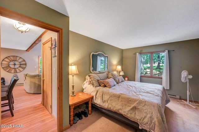 108 Minnow Ct, Lackawaxen, PA 18435 - bedroom with baseboard heating