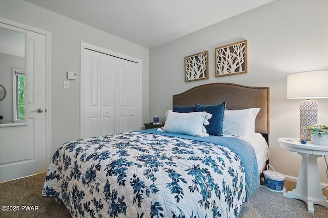 141 Arrowhead Cir, Newfoundland, PA 18445 - carpeted bedroom featuring a closet and baseboards