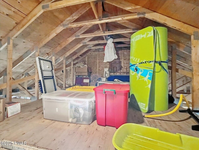 141 Arrowhead Cir, Newfoundland, PA 18445 - view of unfinished attic