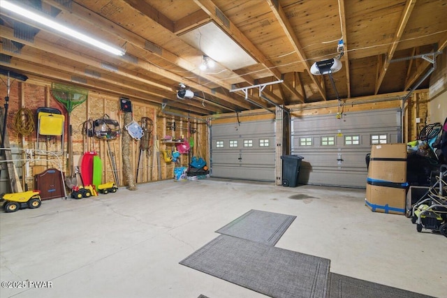141 Arrowhead Cir, Newfoundland, PA 18445 - garage with a garage door opener