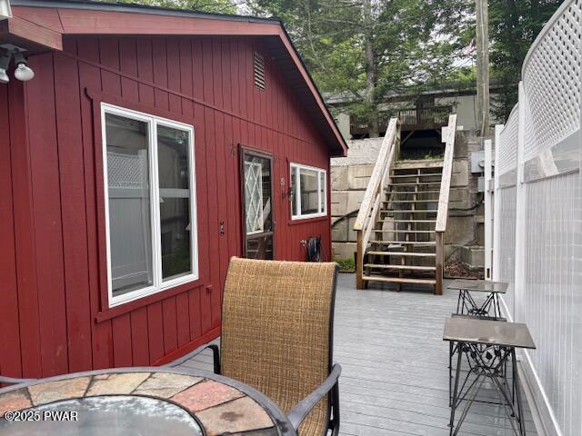 30 Bear Hill Rd, Lake Ariel, PA 18436 - wooden deck with a grill
