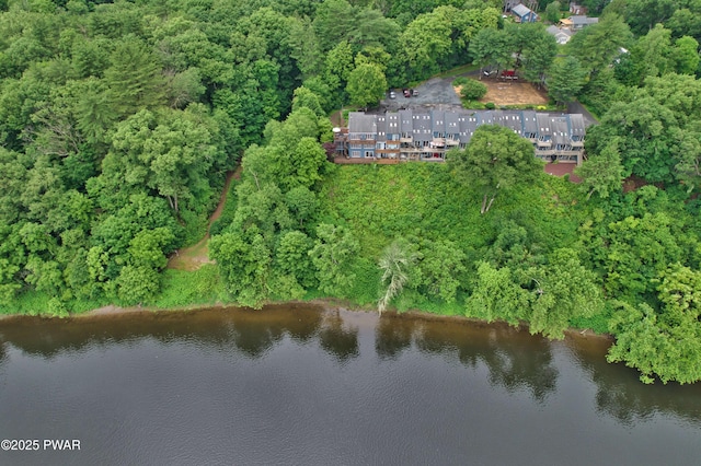 149 Bennett Ave Unit J, Milford, PA 18337 - aerial view of property and surrounding area with a nearby body of water