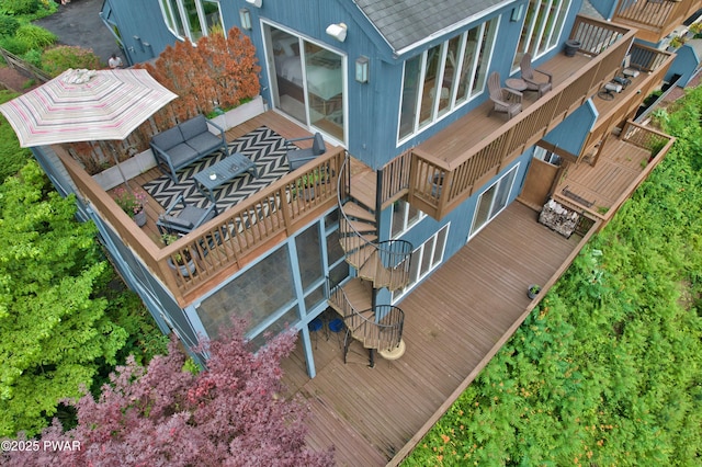 149 Bennett Ave Unit J, Milford, PA 18337 - view of wooden terrace
