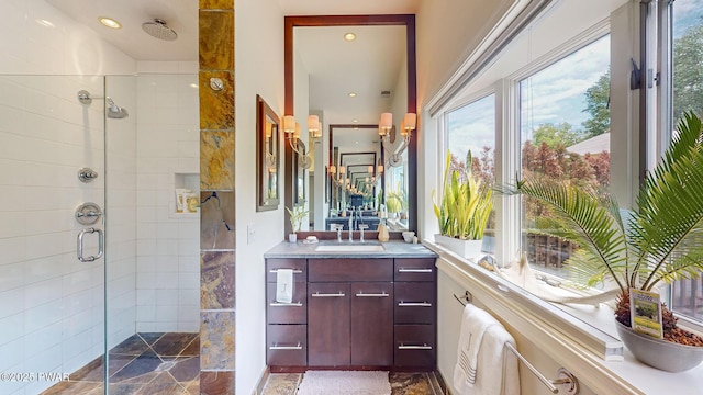 149 Bennett Ave Unit J, Milford, PA 18337 - bathroom with a shower stall and vanity