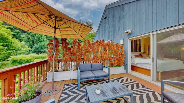 149 Bennett Ave Unit J, Milford, PA 18337 - deck with outdoor lounge area