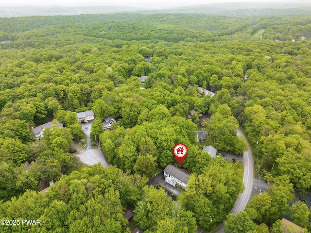 4 Pebble Ct, Lake Ariel, PA 18436 - drone / aerial view of a heavily wooded area