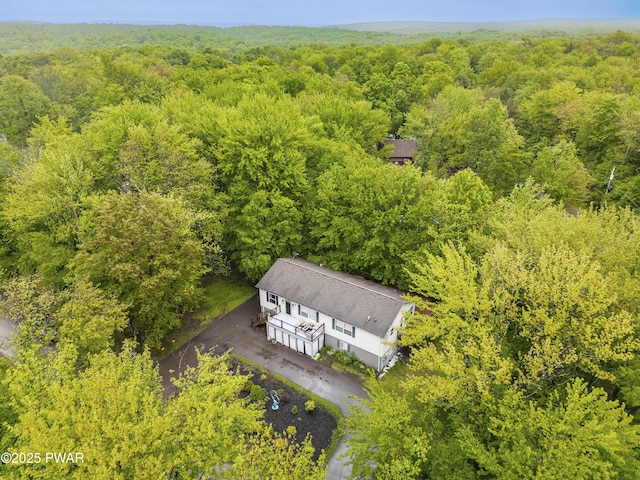 4 Pebble Ct, Lake Ariel, PA 18436 - aerial view of property and surrounding area with a forest