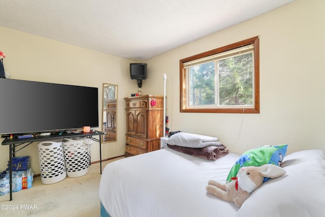 bedroom featuring carpet floors