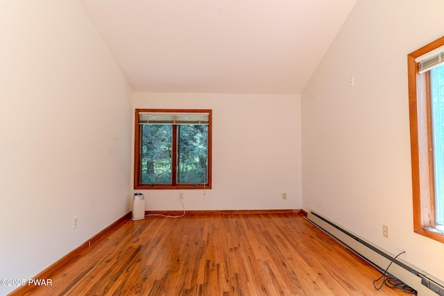 20 Clemen V Muller St, Beach Lake, PA 18405 - additional living space featuring baseboard heating and light wood-style floors