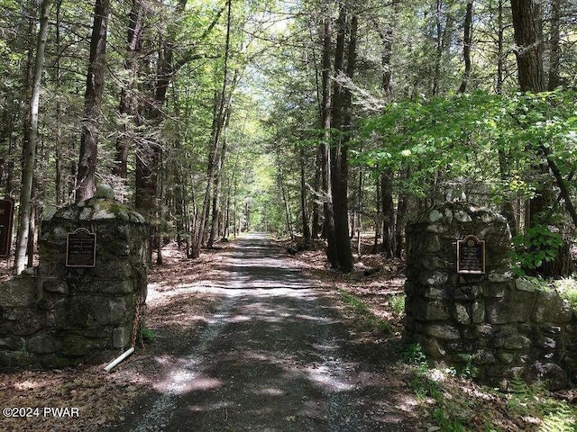 view of road