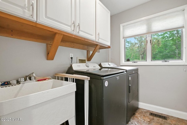202 Remuda Dr, Lords Valley, PA 18428 - laundry room with independent washer and dryer and cabinet space