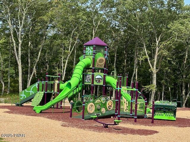 124 Granite Dr, Lords Valley, PA 18428 - community jungle gym featuring view of scattered trees