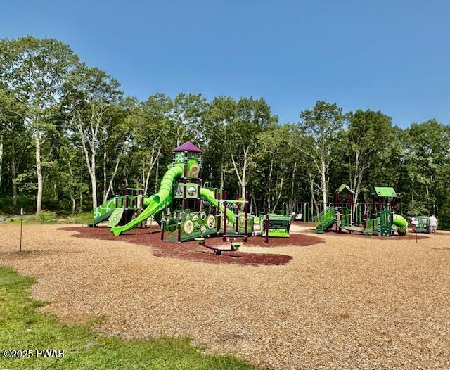 124 Granite Dr, Lords Valley, PA 18428 - communal playground with view of scattered trees
