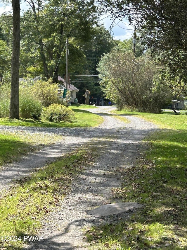 view of road