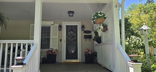 300 W High St, Milford, PA 18337 - doorway to property featuring covered porch