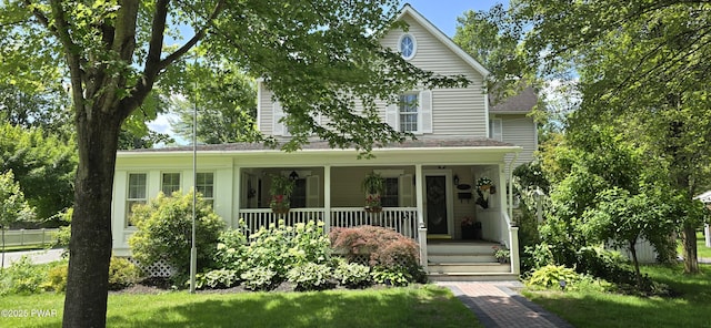 300 W High St, Milford, PA 18337 - view of front of house featuring covered porch