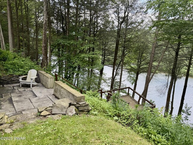 498 Penn York Rd, Starlight, PA 18461 - view of yard with a water view