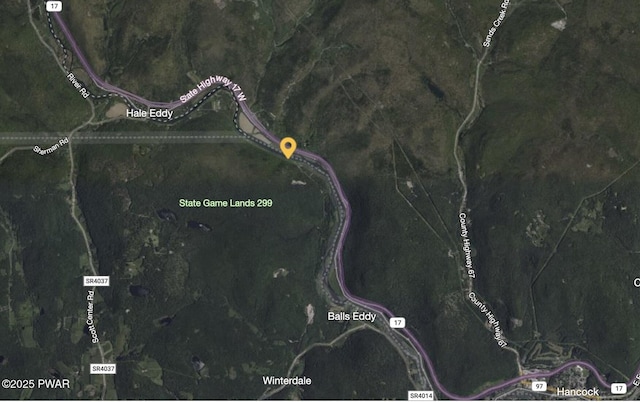 498 Penn York Rd, Starlight, PA 18461 - map of property location
