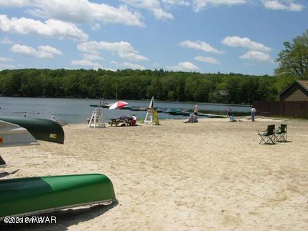 344 Canoebrook Dr, Lords Valley, PA 18428 - view of home's community with a water view and a wooded view