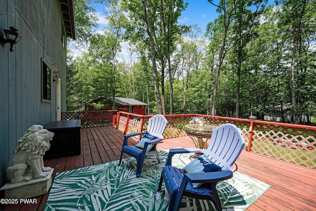 103 Westfall Dr, Dingmans Ferry, PA 18328 - view of wooden terrace