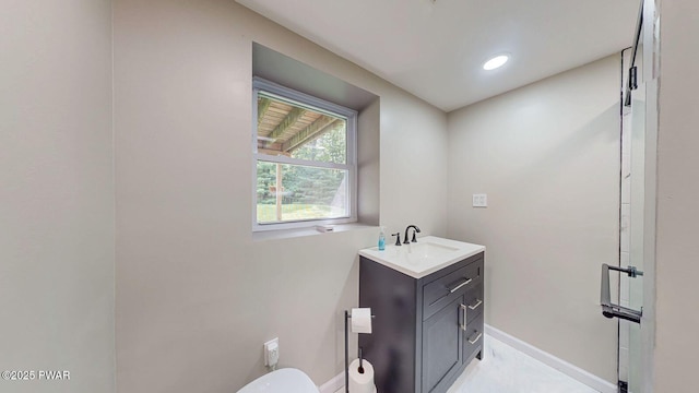 142 Myck Rd, Dingmans Ferry, PA 18328 - bathroom with vanity and toilet