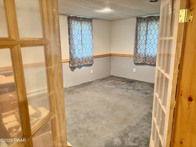 spare room featuring carpet floors