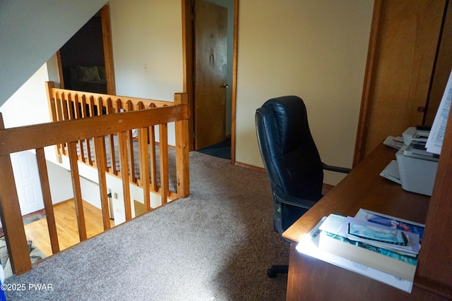 office with carpet floors