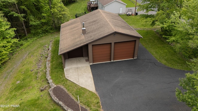 1111 Advent Rd, Lake Ariel, PA 18436 - garage featuring a detached garage