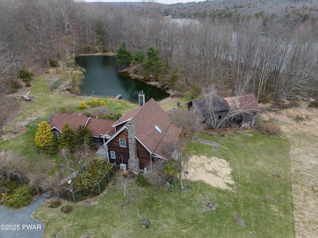 1199 Avoy Rd, Lakeville, PA 18438 - bird's eye view of a forest and a large body of water