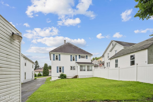 132 Dundaff St, Forest City, PA 18421 - rear view of house featuring entry steps