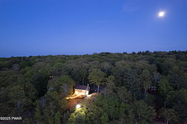 129 Timber Ln, Tafton, PA 18464 - aerial view of property and surrounding area with a forest