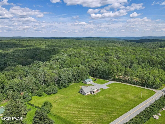 11 Coyote Rdg, Hawley, PA 18428 - aerial view of property and surrounding area with a forest