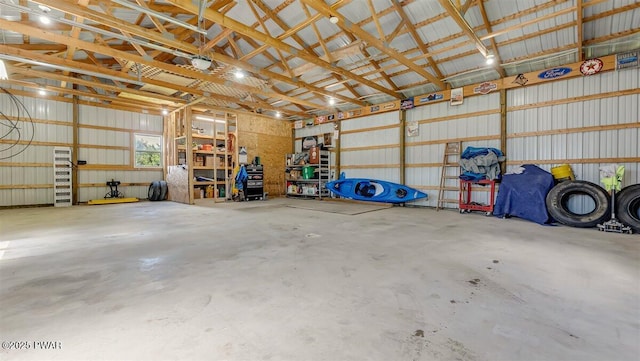 11 Coyote Rdg, Hawley, PA 18428 - garage with metal wall