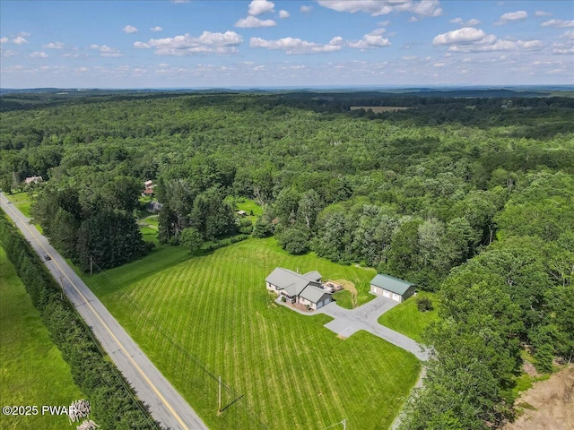 11 Coyote Rdg, Hawley, PA 18428 - bird's eye view of a heavily wooded area