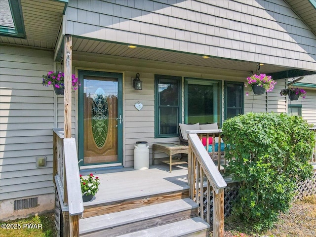 11 Coyote Rdg, Hawley, PA 18428 - view of exterior entry featuring covered porch