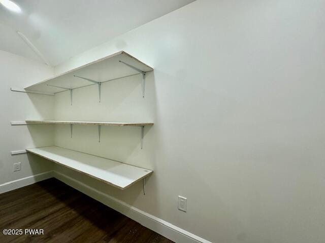 404 Forest Dr, Lords Valley, PA 18428 - detailed view of baseboards and wood finished floors