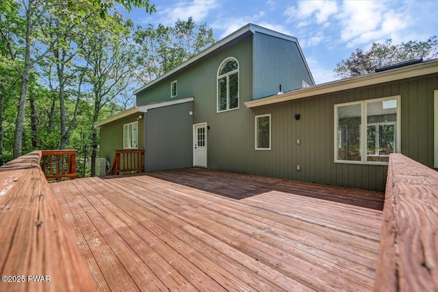 103 Goldrush Dr, Lords Valley, PA 18428 - view of wooden terrace