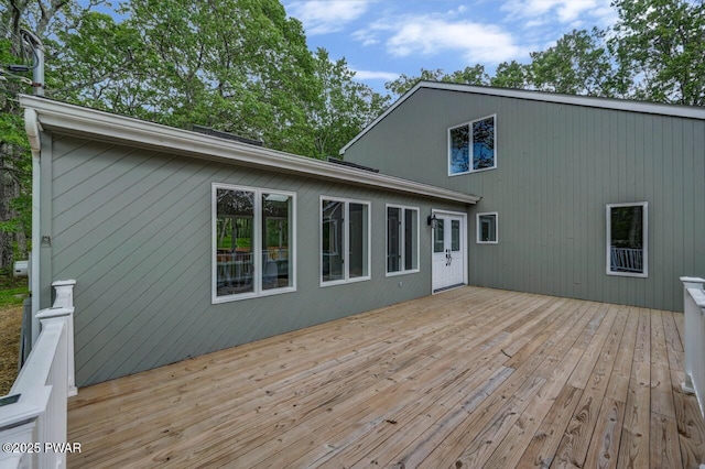 103 Goldrush Dr, Lords Valley, PA 18428 - view of wooden terrace