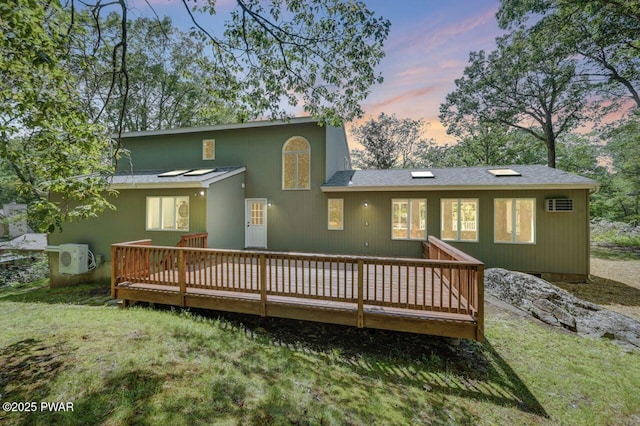 103 Goldrush Dr, Lords Valley, PA 18428 - back of house featuring a deck