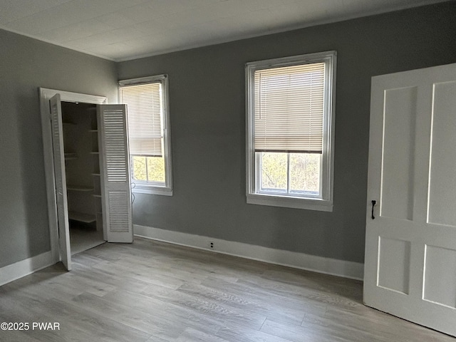 887 Maple Ave, Honesdale, PA 18431 - unfurnished bedroom featuring baseboards and wood finished floors