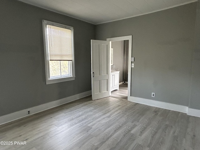 887 Maple Ave, Honesdale, PA 18431 - spare room with baseboards and wood finished floors