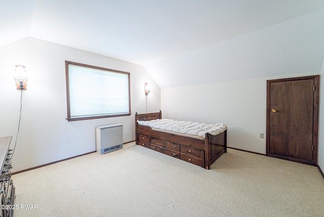 511 Overlook Ter, Stroudsburg, PA 18360 - bedroom featuring vaulted ceiling and carpet floors