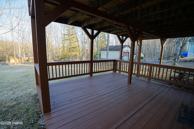 view of deck