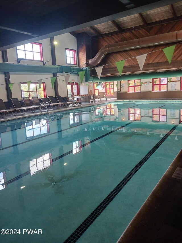 100 Cliff Dr, Lords Valley, PA 18328 - view of indoor community pool