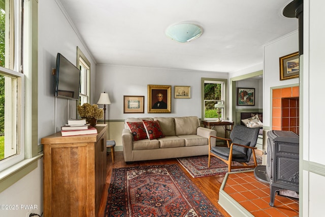 182 Lcpl Jacob Beisel Rd, Lackawaxen, PA 18435 - living area with wood finished floors